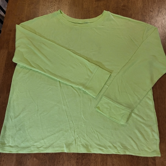 Mens Neon Green Thermal - Picture 1 of 4
